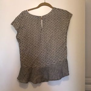 Zara peplum top